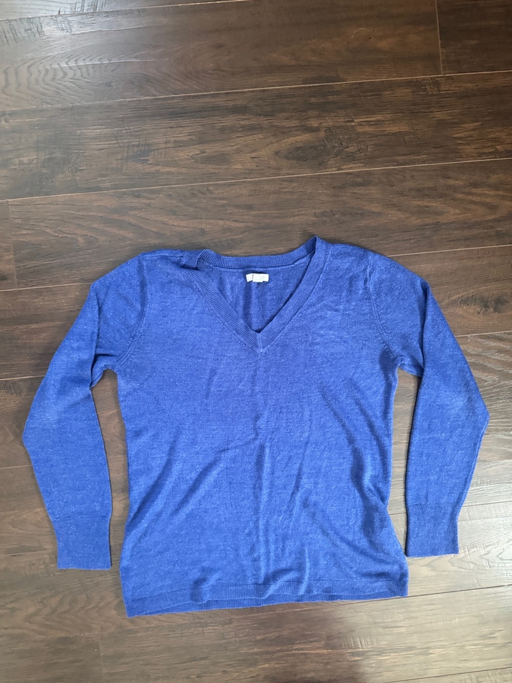 croft & barrow Women's V-Neck Sweater in Blue